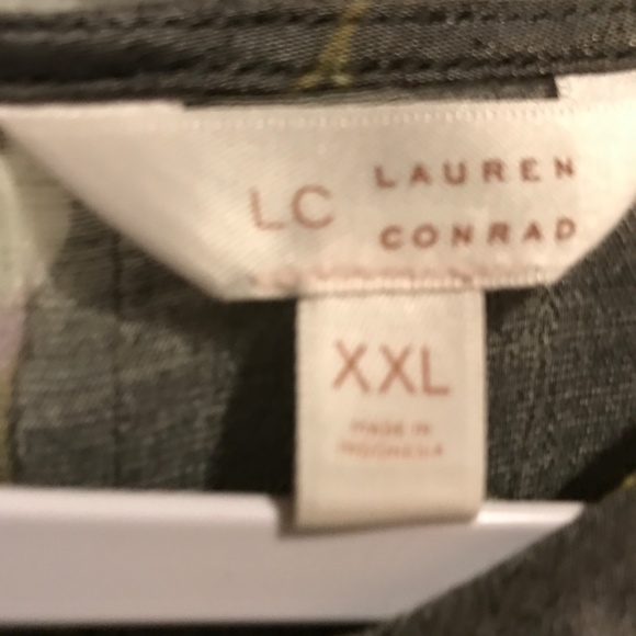 Laura Conrad Gray Lemons Flouncy Sleeves Beautiful Top Final Sale - Picture 4 of 7